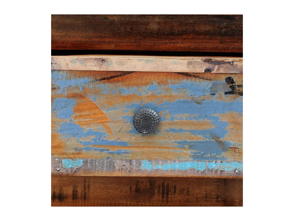 Table de nuit chevet bois marron 43 x 35 x 51 cm 1402057