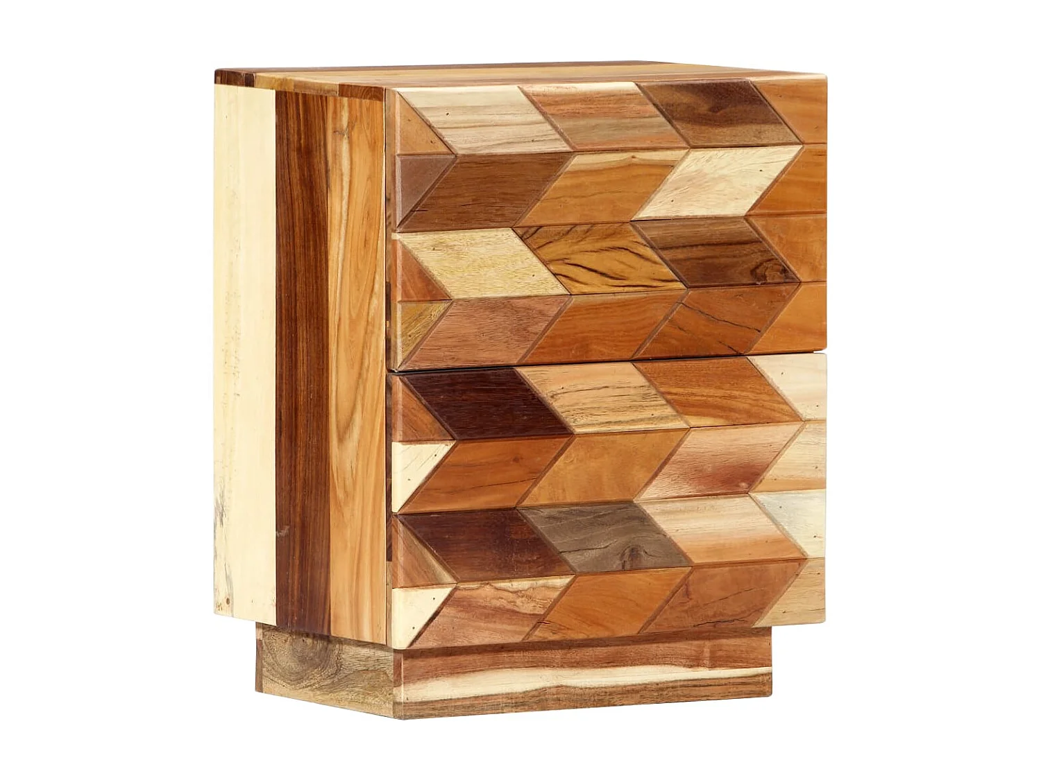 Mesita de noche cómoda armario muebles de dormitorio 40 x 30 x 50 cm madera maciza recuperada 1402039