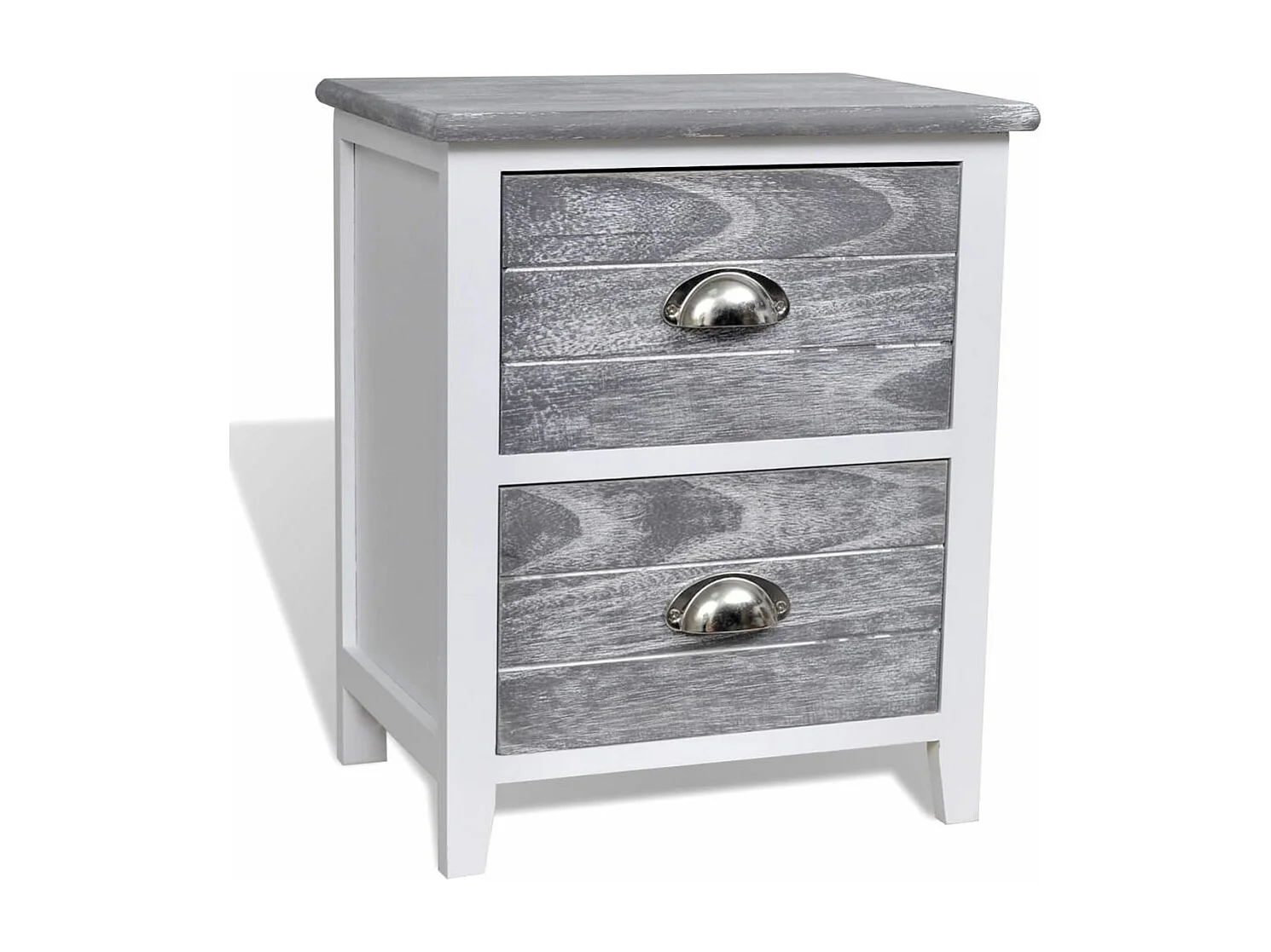 Table de nuit chevet blanche 38 x 28 x 45 cm 1402170