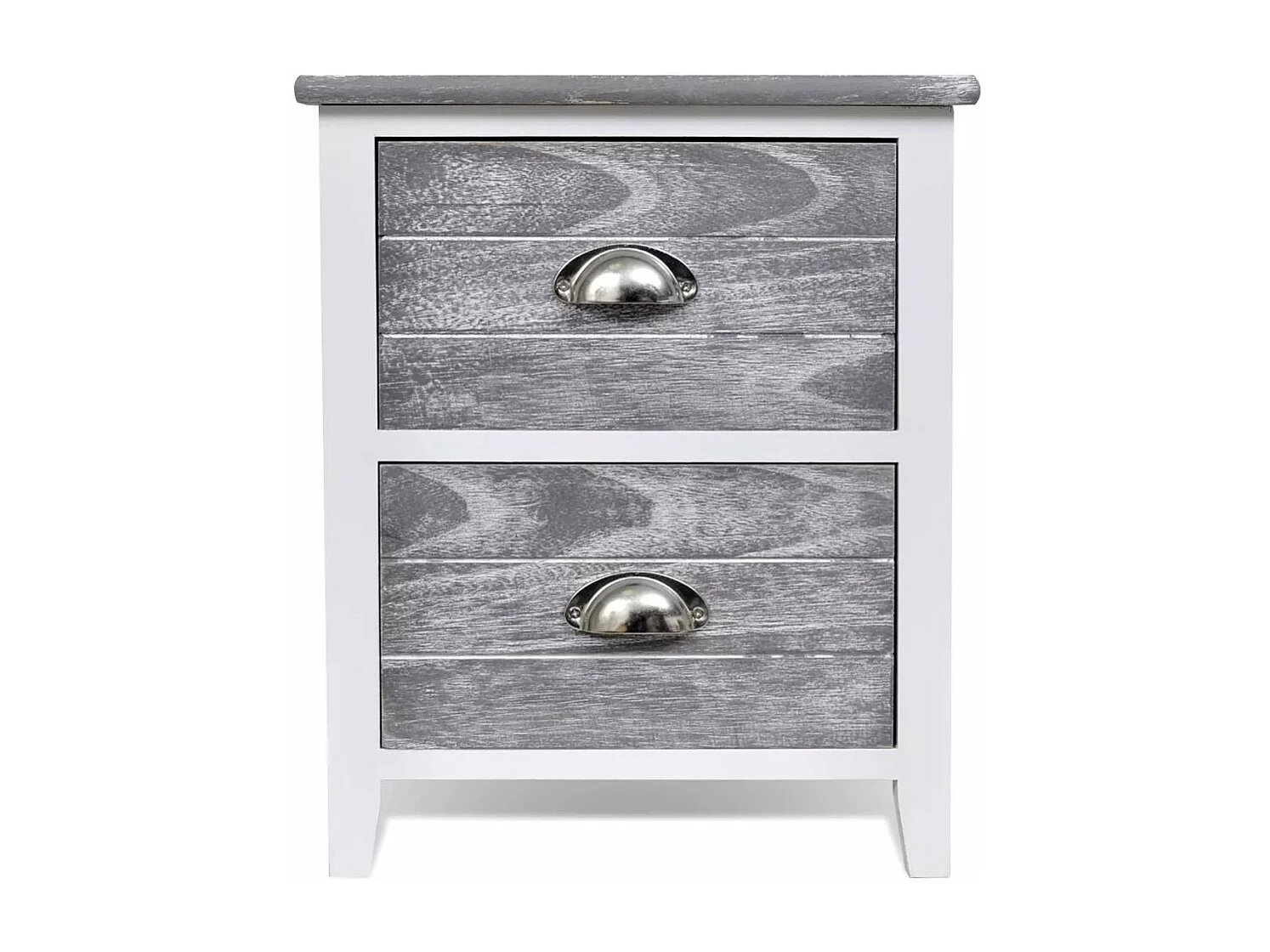 Table de nuit chevet blanche 38 x 28 x 45 cm 1402170