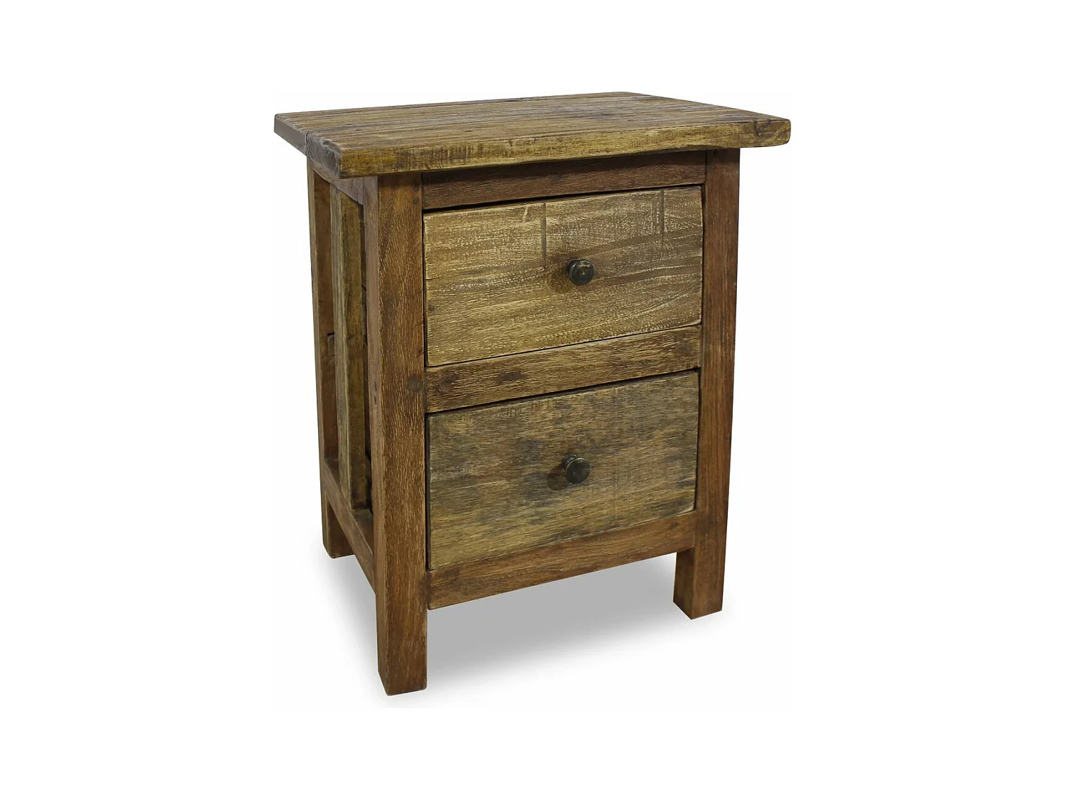 Table de nuit chevet bois marron 40 x 30 x 51 cm 1402053