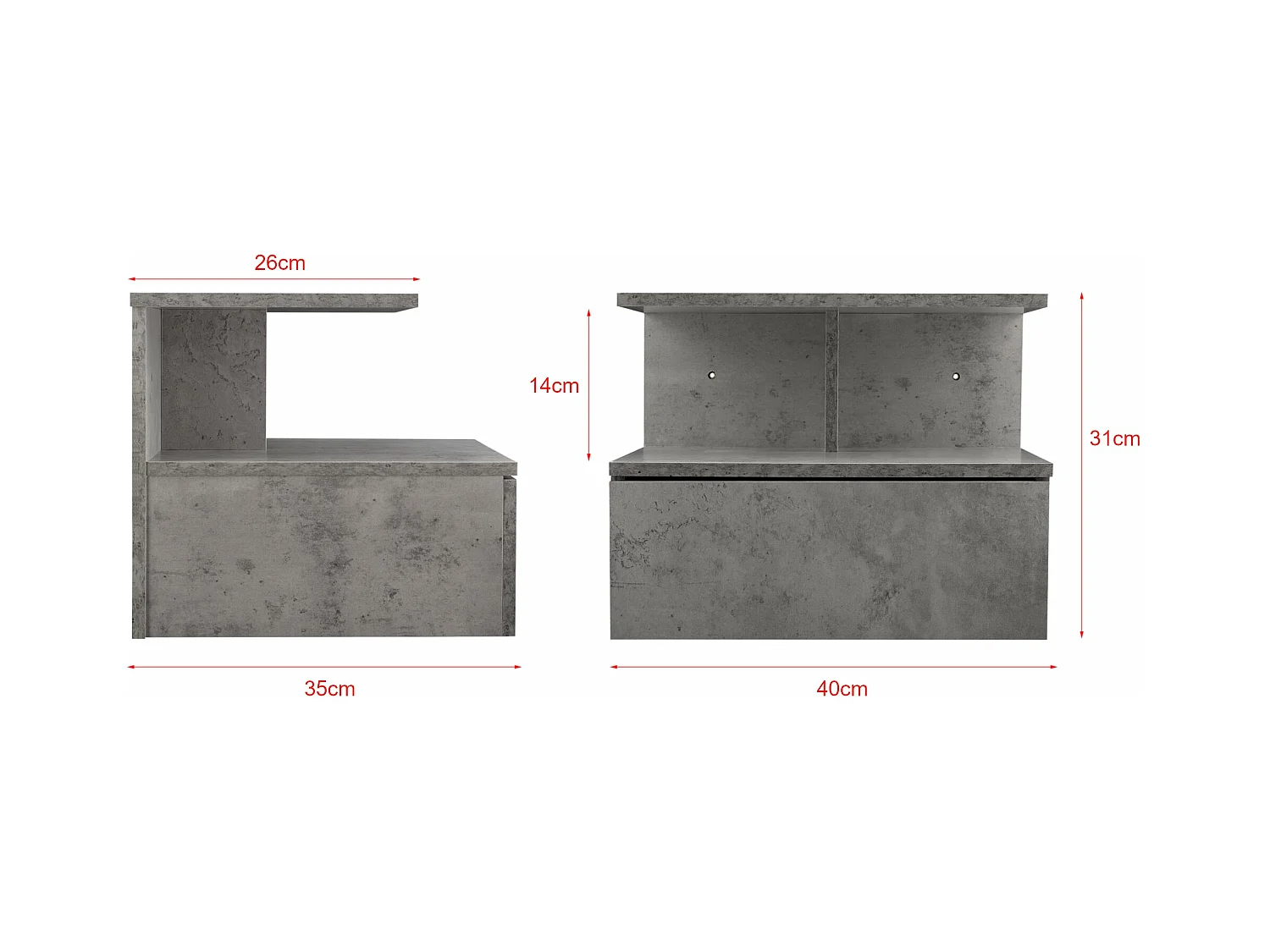 Table de chevet armoire gris 40 x 35 x 31 cm 03_0000826