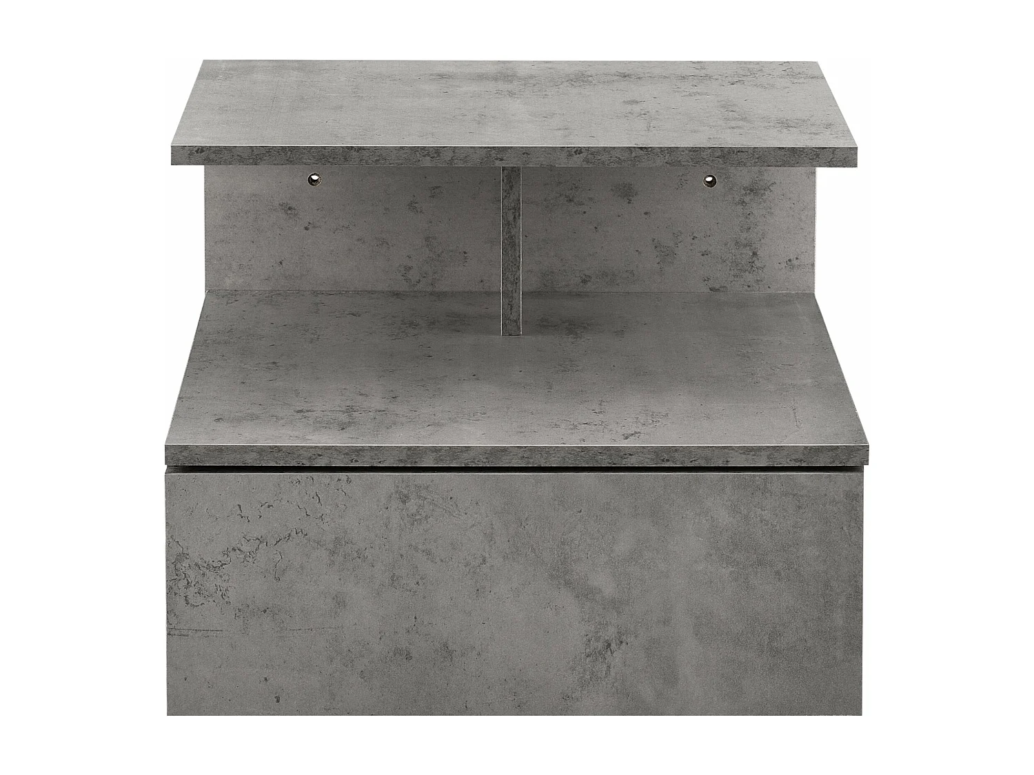 Armário de parede mesa de cabeceira com gaveta de armazenamento 40cm cinza 03_0000826