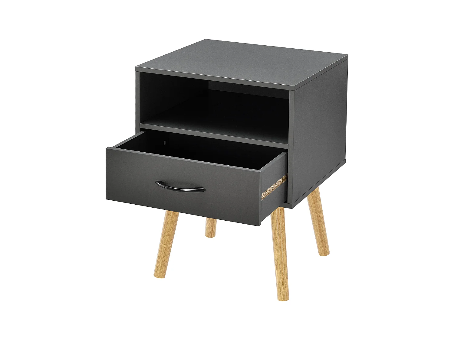 Table de chevet de gris 42 x 40 x 57 cm 03_0006230