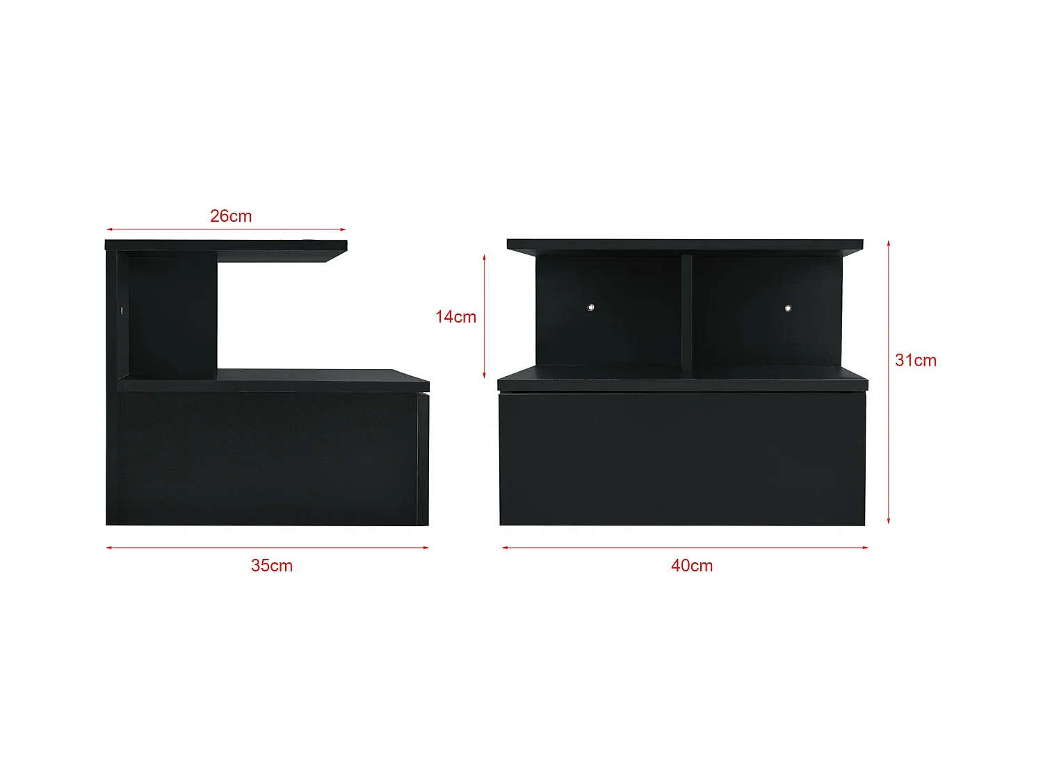 Tables de chevet armoire noire 40 x 35 x 31 cm 03_0000829