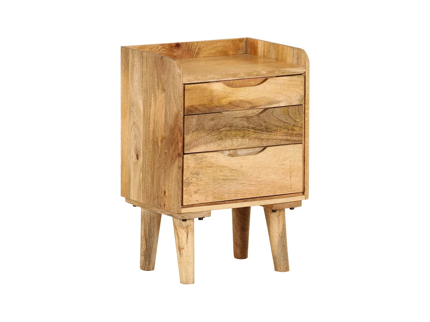 Table de nuit chevet bois marron 40 x 30 x 59.5 cm 1402059