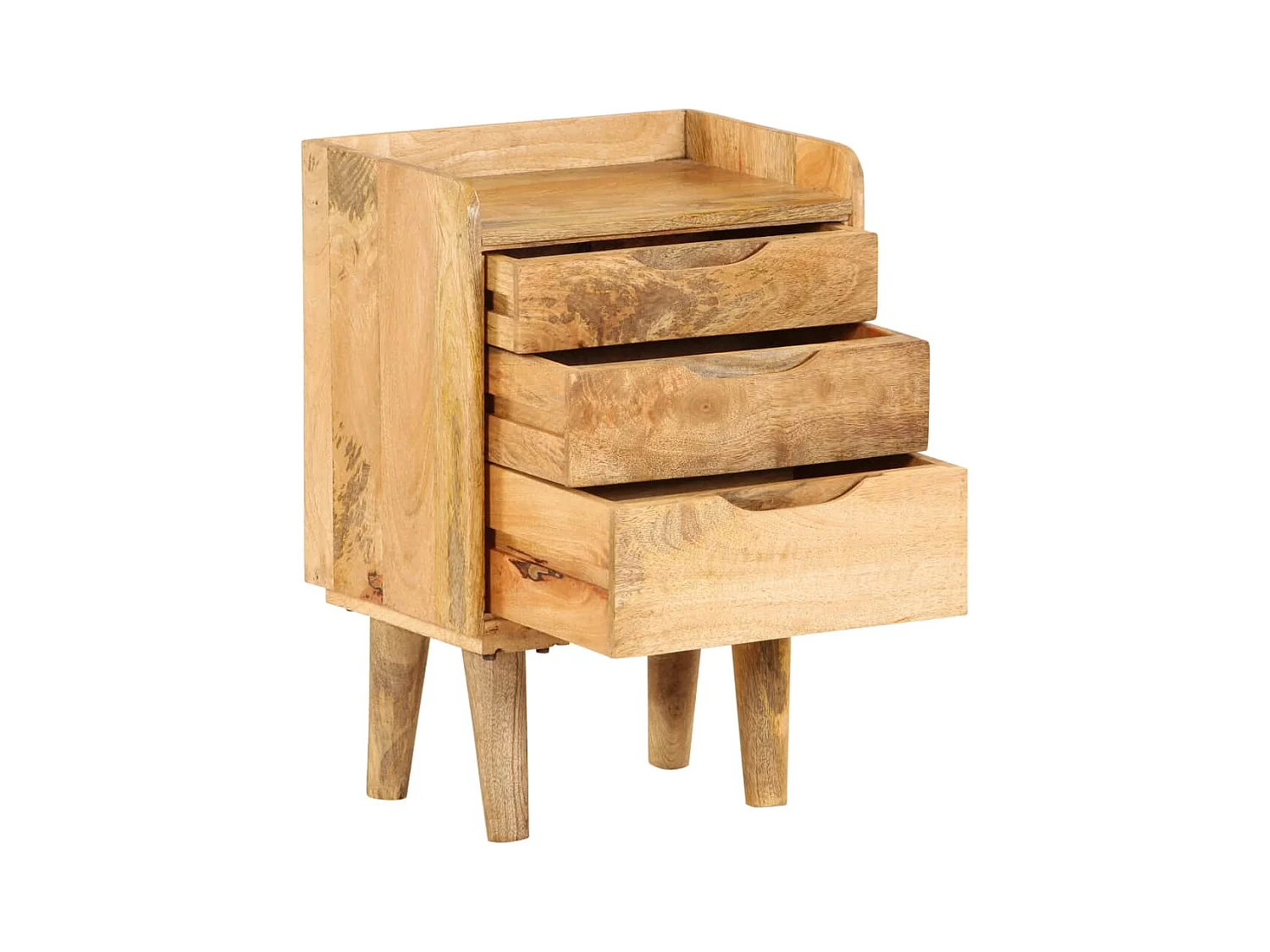 Table de nuit chevet bois marron 40 x 30 x 59.5 cm 1402059