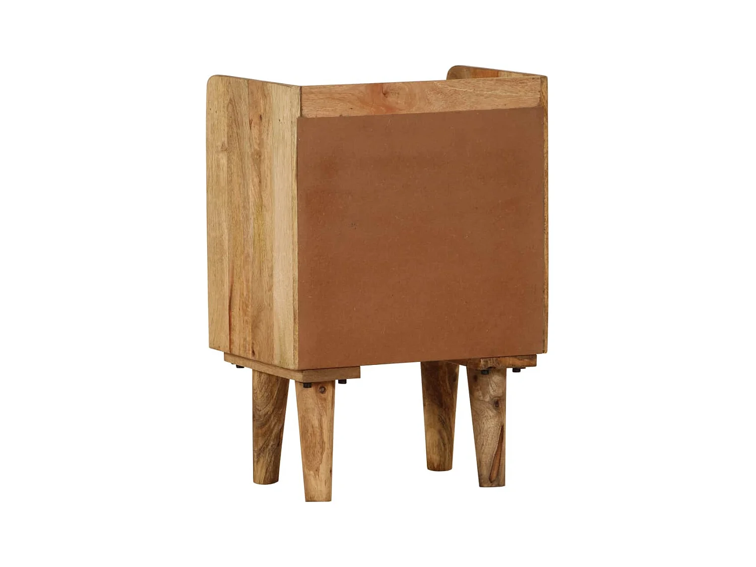 Table de nuit chevet bois marron 40 x 30 x 59.5 cm 1402059