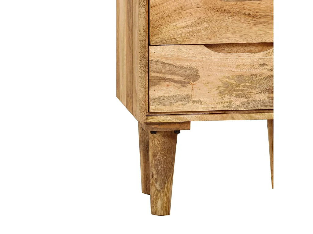 Table de nuit chevet bois marron 40 x 30 x 59.5 cm 1402059