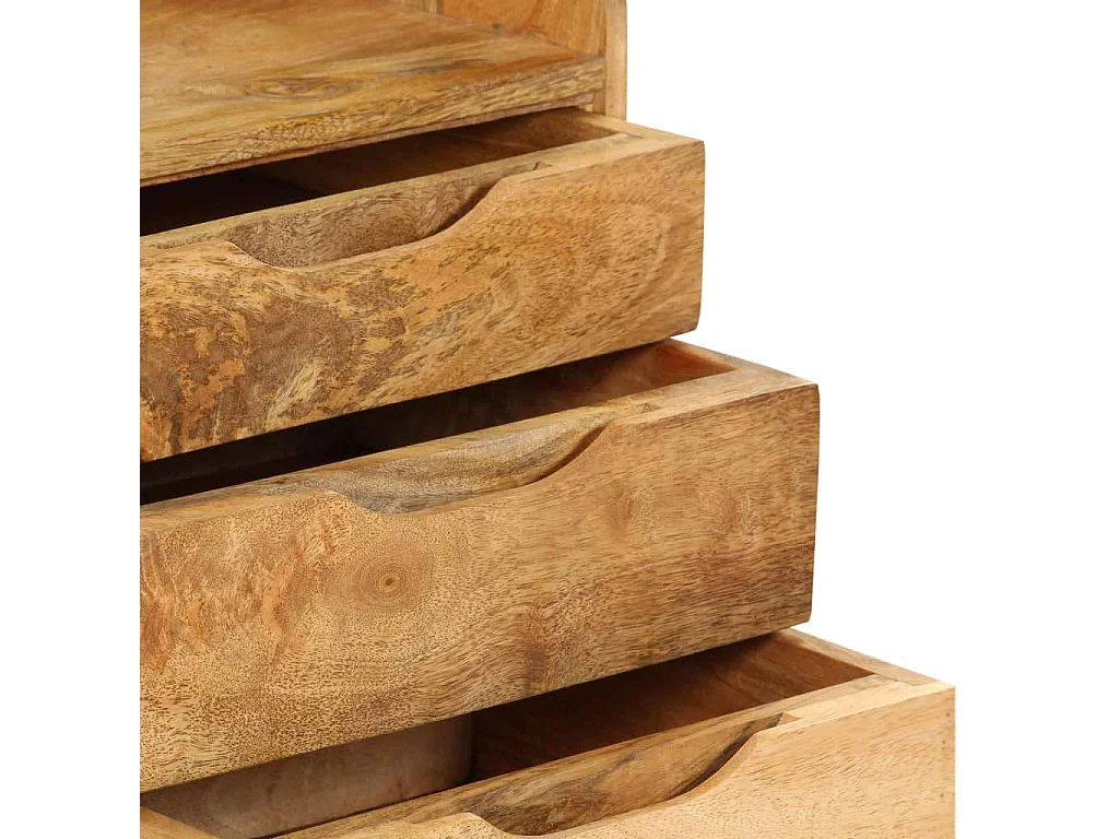 Table de nuit chevet bois marron 40 x 30 x 59.5 cm 1402059