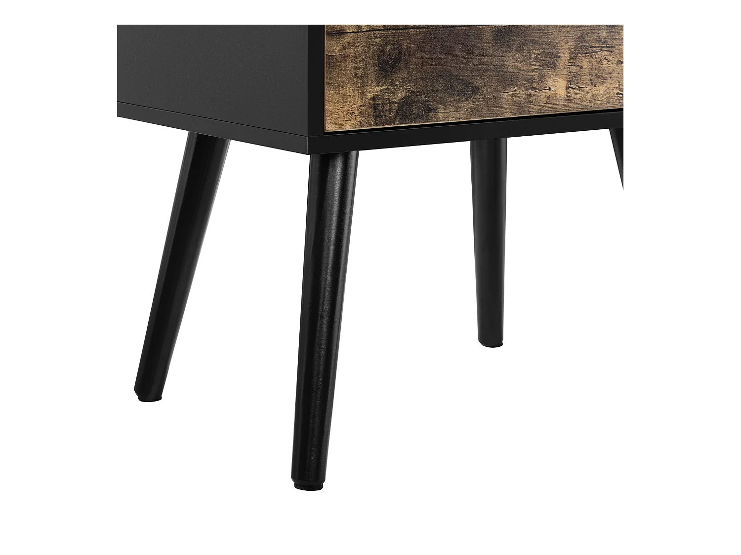 Table chevet 2 tiroirs bois marron 40 x 29.5 x 60 cm 03_0003140