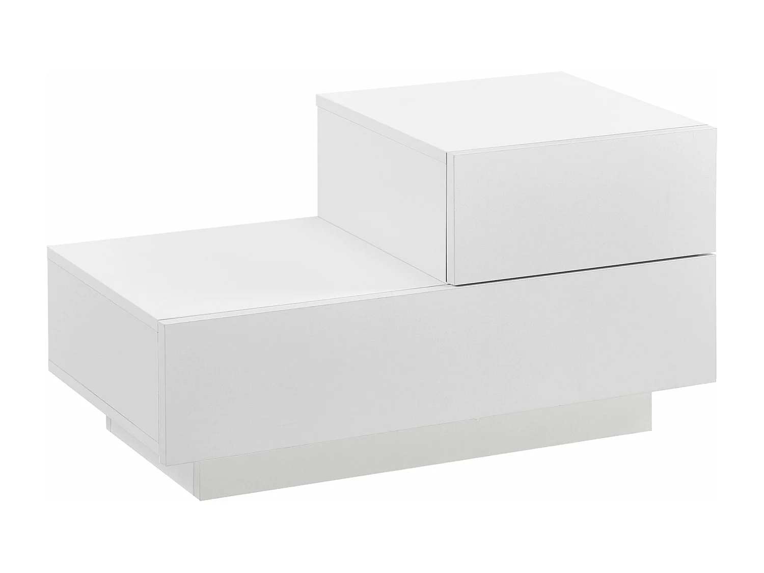 Table de nuit élégante blanche 70 x 35 x 35 cm 03_0006245