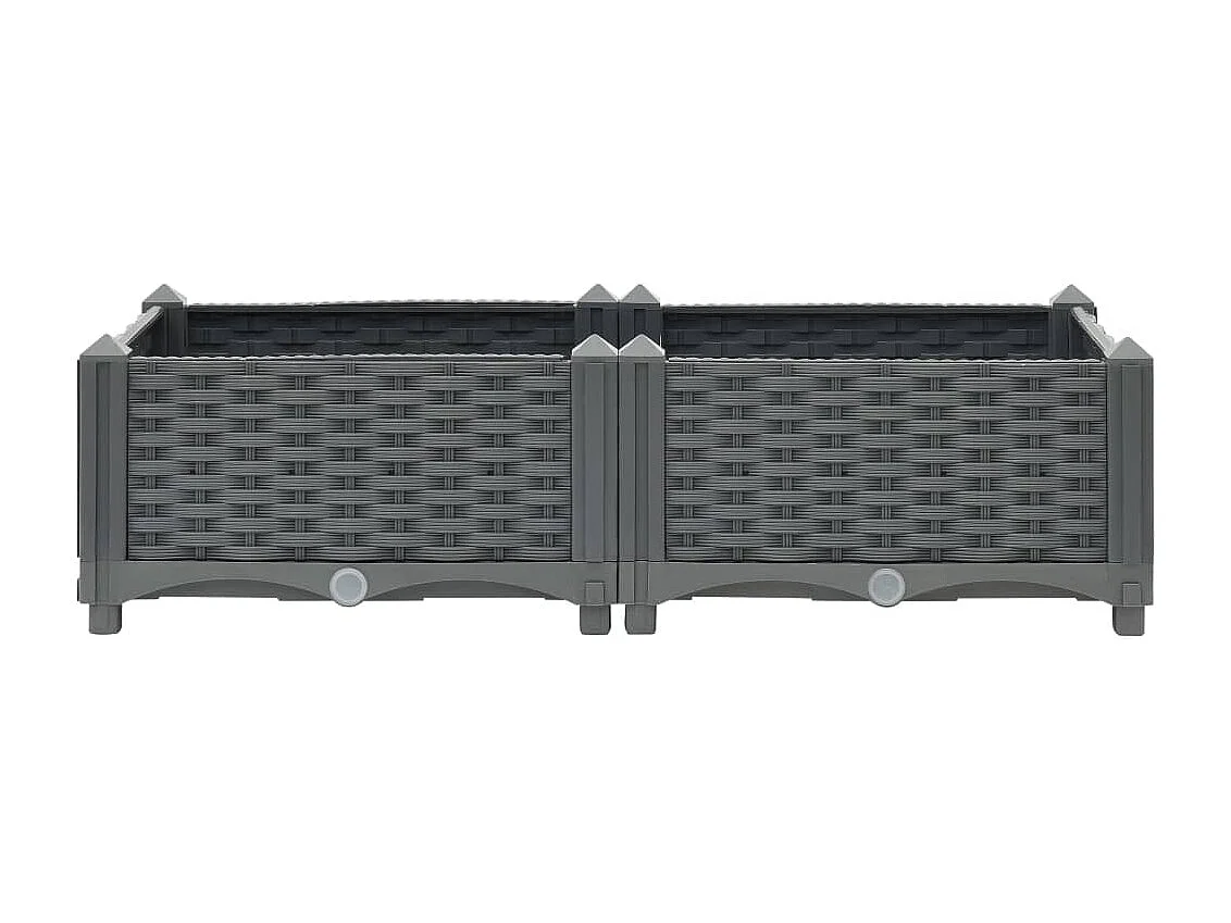 Jardinière lit surélevé plantes 80 x 40 x 23 cm 02_0000942