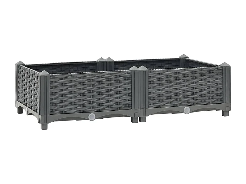 Jardinière lit surélevé plantes 80 x 40 x 23 cm 02_0000942