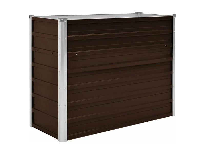 Jardinière lit surélevé plantes marron 100 x 40 x 77 cm 02_0001214