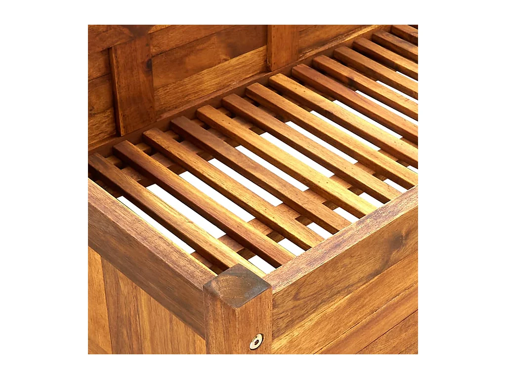 Jardinière lit surélevé plantes bois marron 200 x 50 x 25 cm 02_0001187