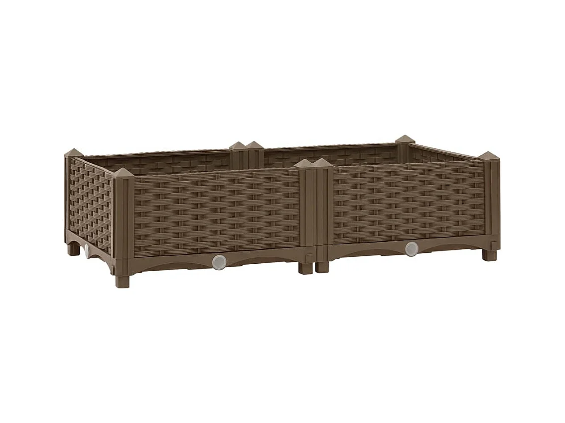Jardinière lit surélevé plantes 80 x 40 x 23 cm 02_0000943