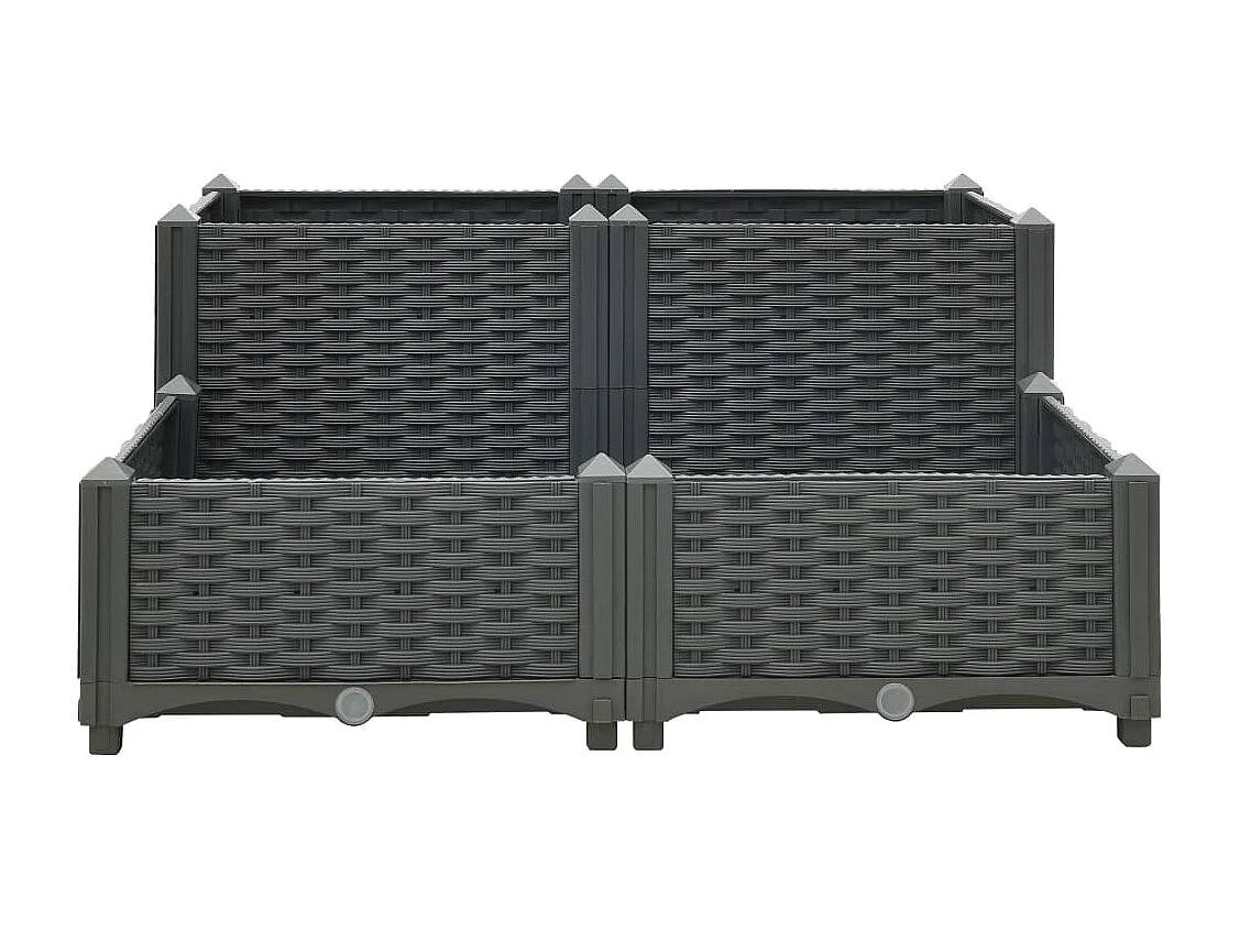 Jardinière lit surélevé plantes 80 x 80 x 38 cm 02_0000954