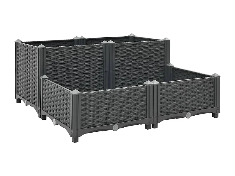 Jardinière lit surélevé plantes 80 x 80 x 38 cm 02_0000954