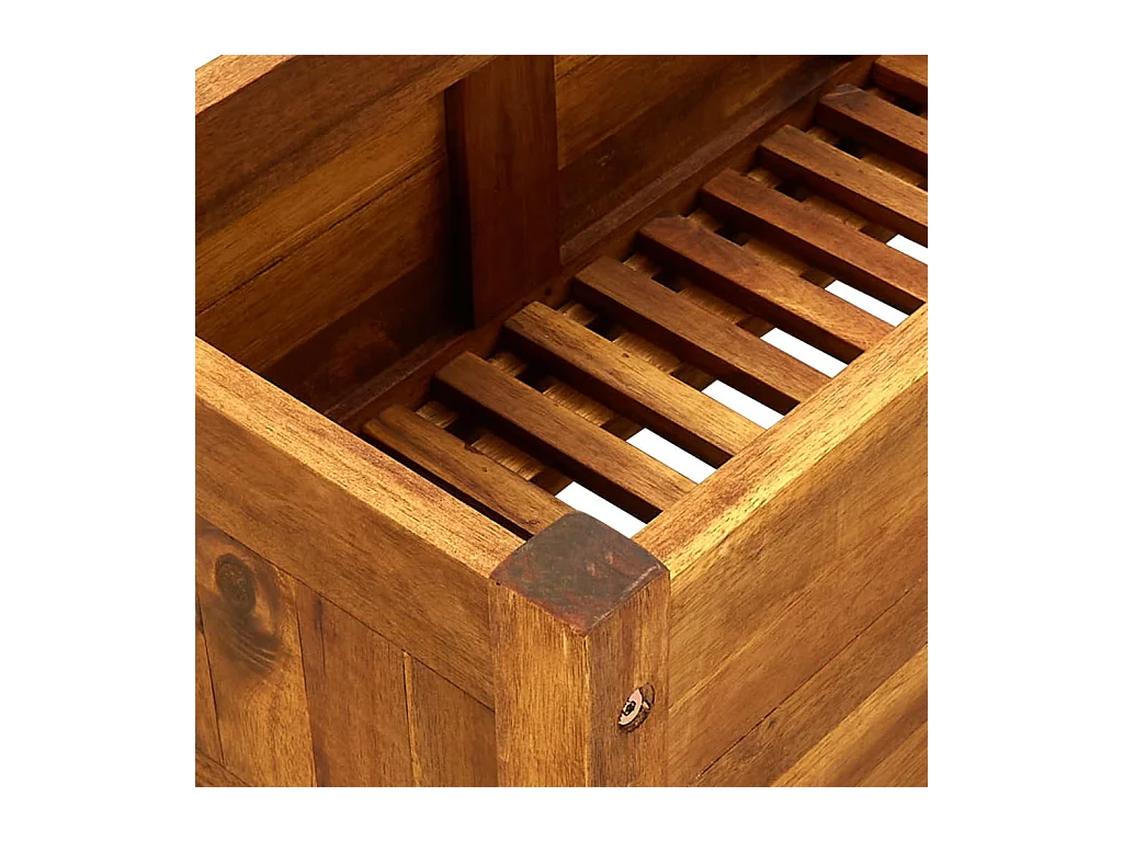 Jardinière lit surélevé plantes bois marron 100 x 30 x 25 cm 02_0001178