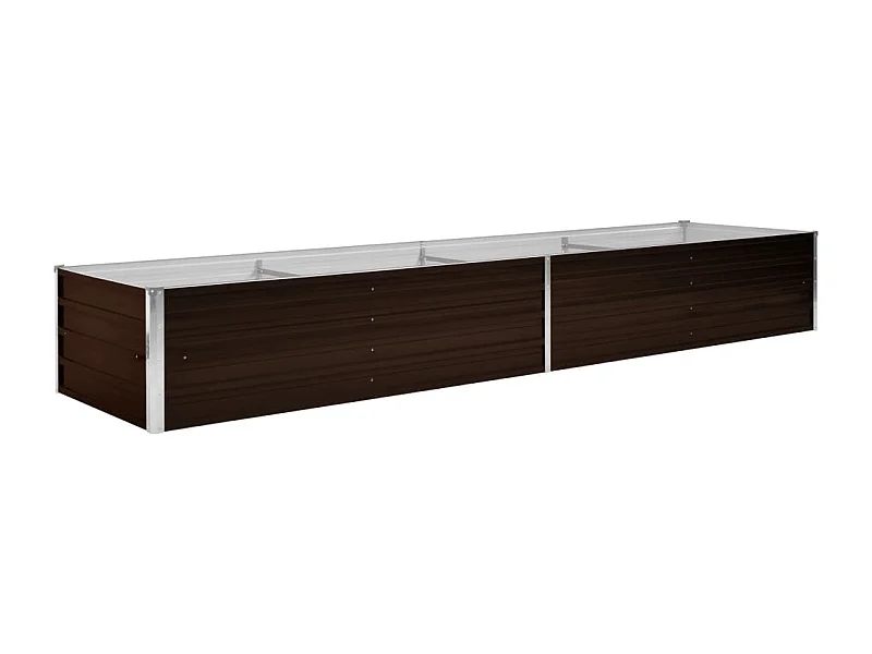 Jardinière lit surélevé plantes marron 320 x 80 x 45 cm 02_0001220