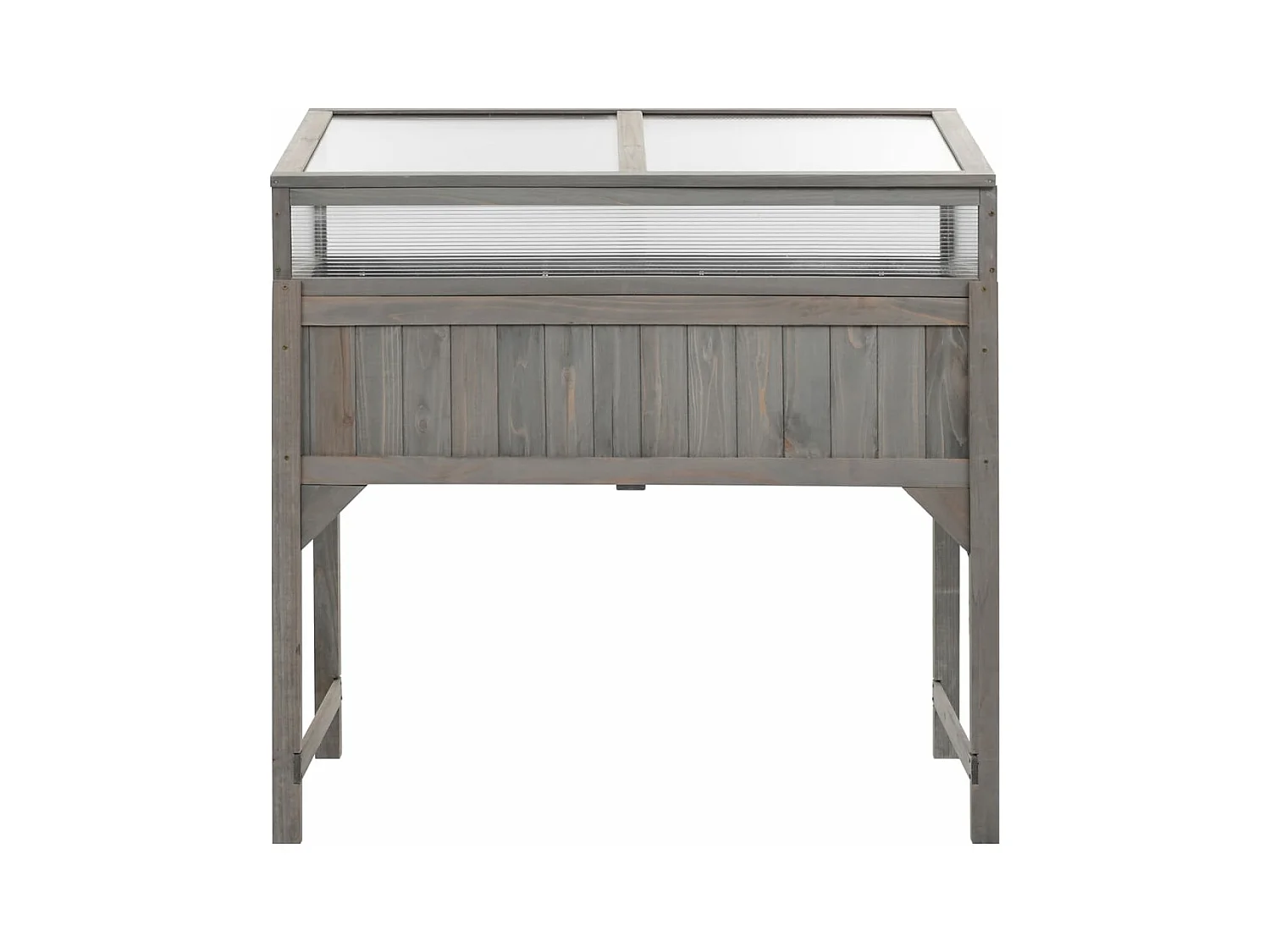 Jardinière lit surélevé plantes bois marron 110 x 54 x 120 cm 02_0000961