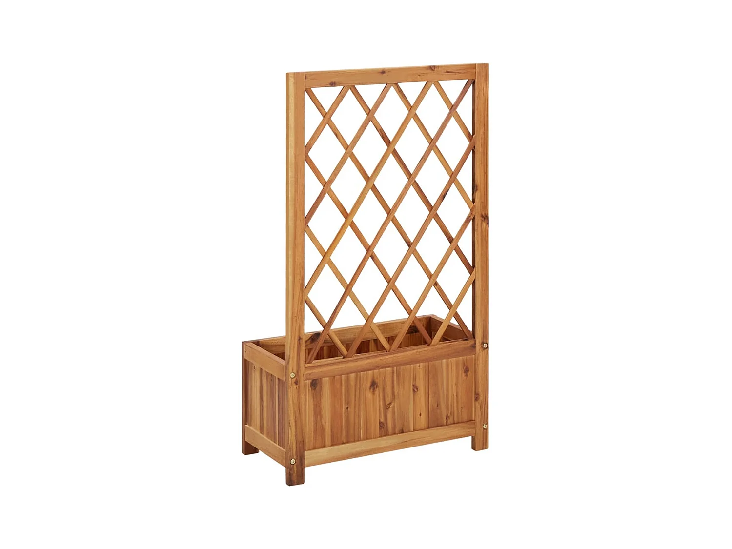 Jardinière lit surélevé plantes bois marron 55 x 28 x 100 cm 02_0001167