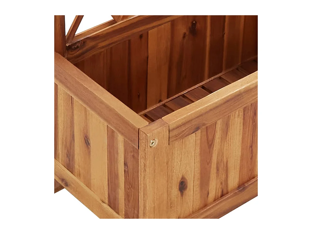 Jardinière lit surélevé plantes bois marron 55 x 28 x 100 cm 02_0001167