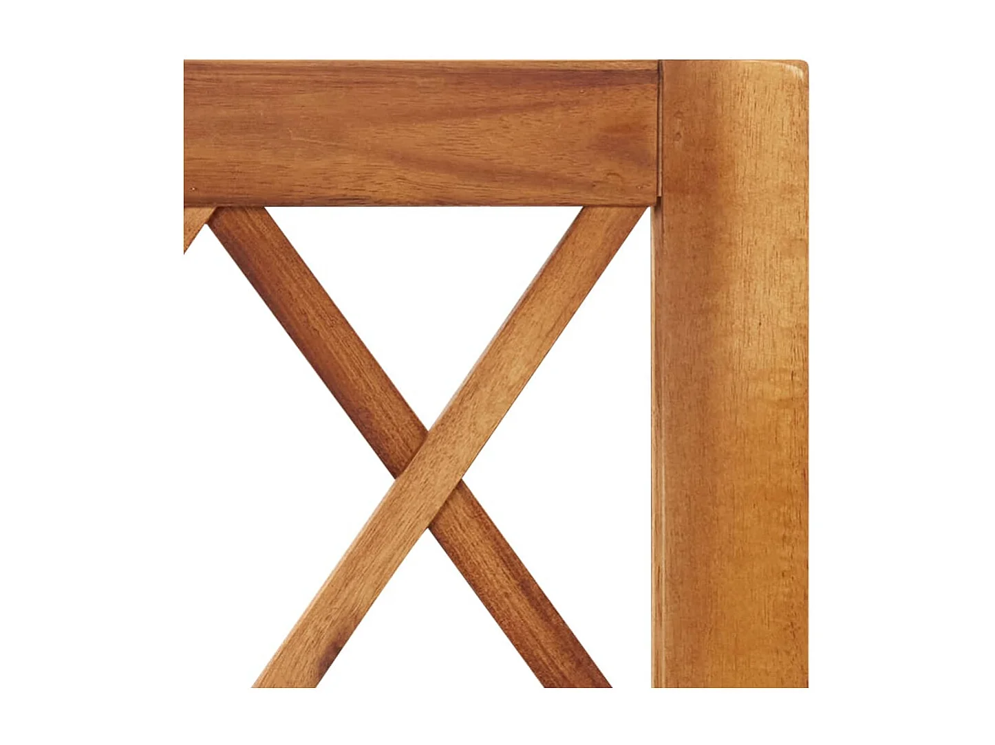 Fioriera aiuola rialzata piante fiori giardino 100 cm con traliccio in legno massello di acacia 02_0001167