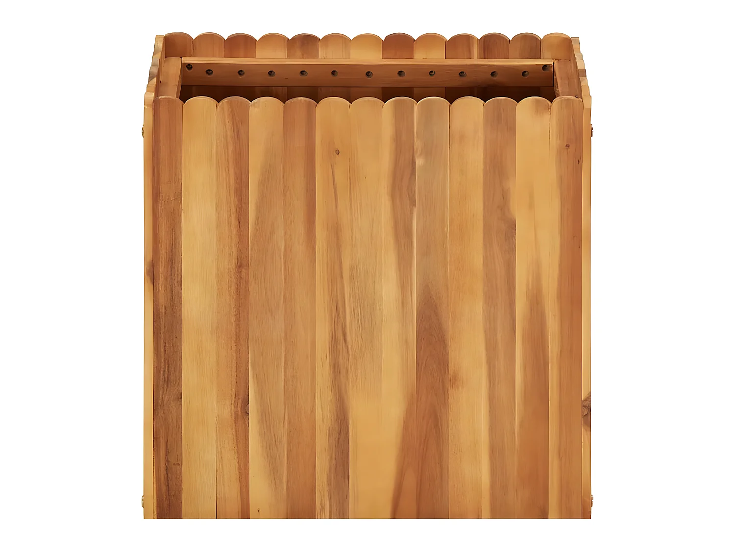 Jardinière lit surélevé plantes bois marron 50 x 30 x 50 cm 02_0001068