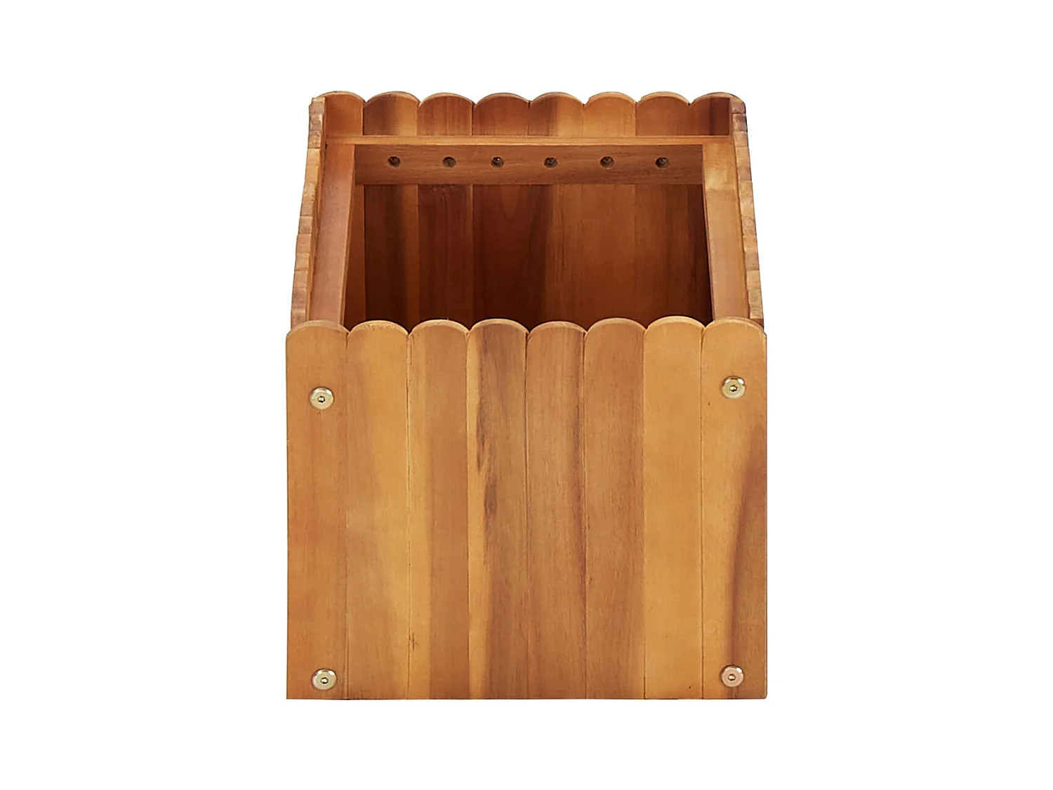 Jardinière lit surélevé plantes bois marron 50 x 30 x 25 cm 02_0001067