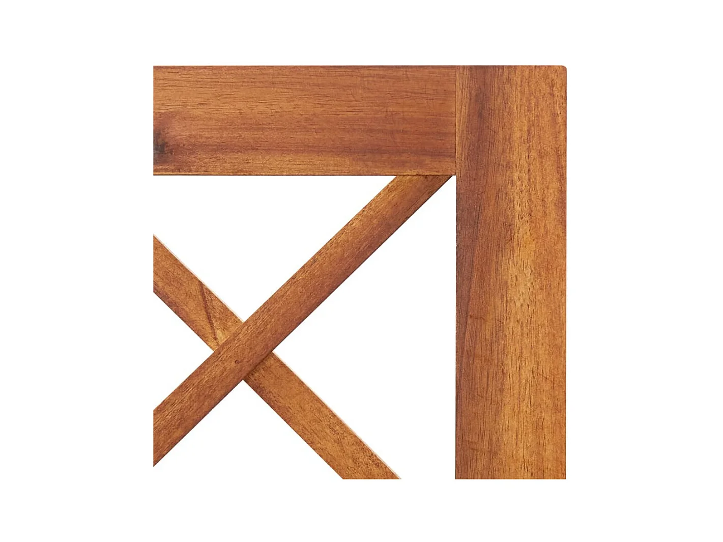 Fioriera aiuola rialzata piante fiori giardino con traliccio 85 x 38 x 150 cm legno massello di acacia 02_0000963