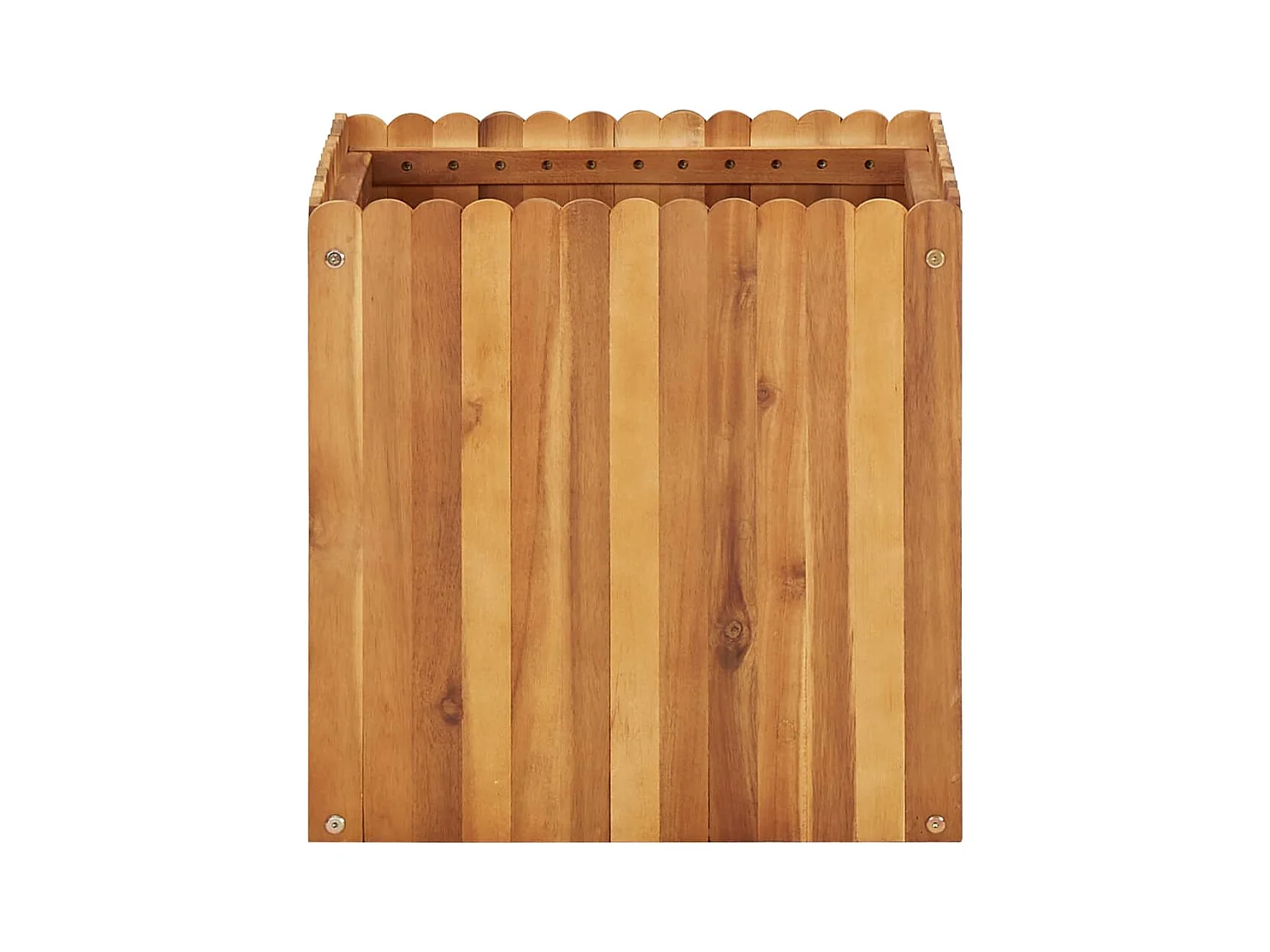 Jardinière lit surélevé plantes bois marron 50 x 50 x 50 cm 02_0001071