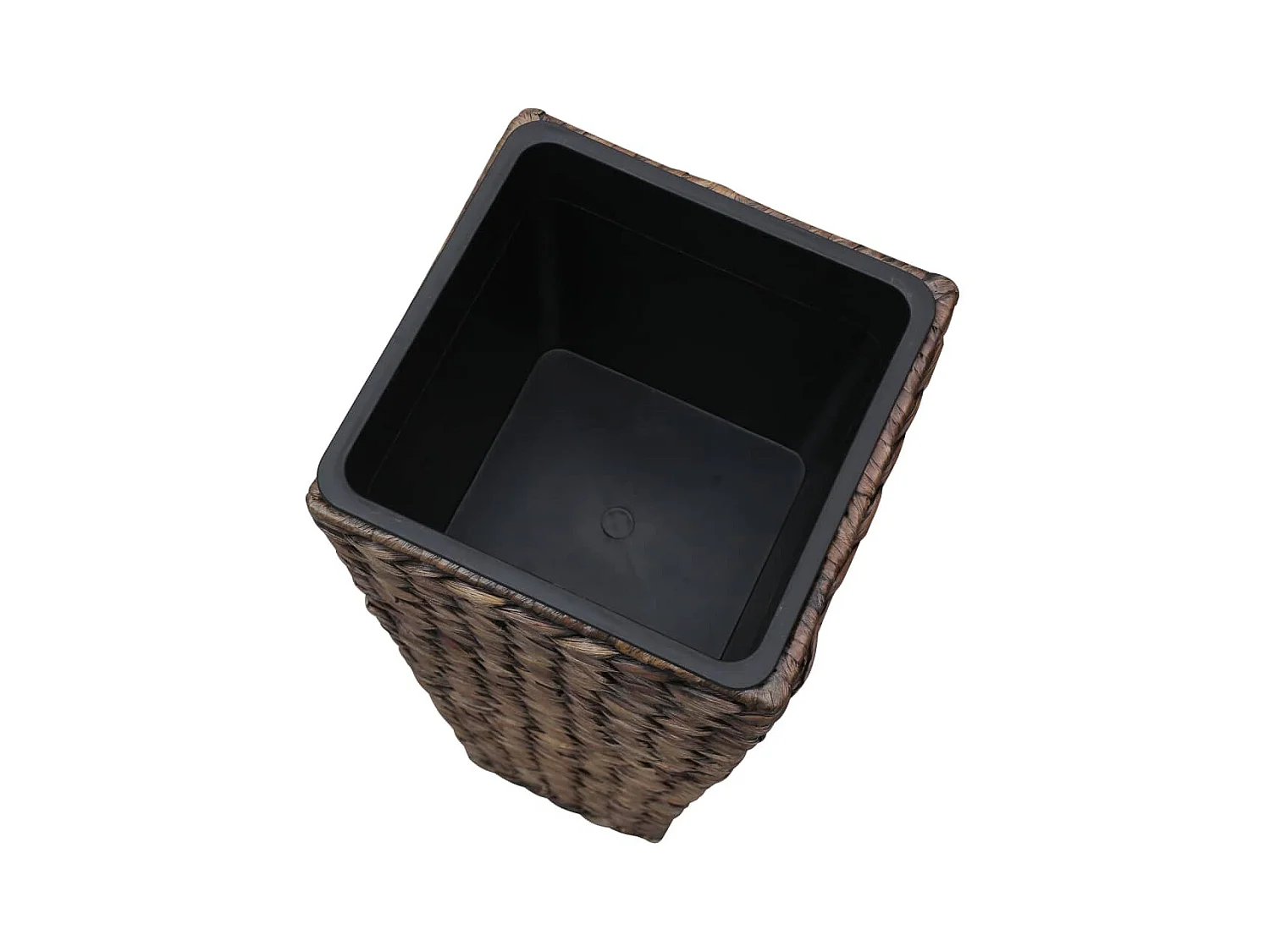 Fioriera rialzata piante fiori giardino 3 pezzi giacinto d'acqua marrone scuro 02_0001342