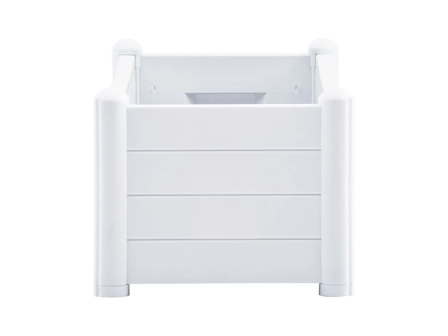 Jardinière lit surélevé plantes blanche 100 x 43 x 35 cm 02_0001224