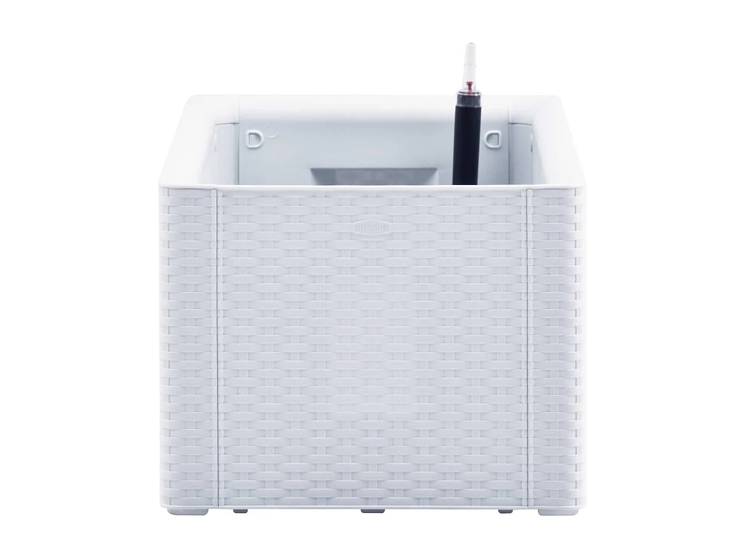 Jardinière lit surélevé plantes blanche 100 x 43 x 33 cm 02_0001202