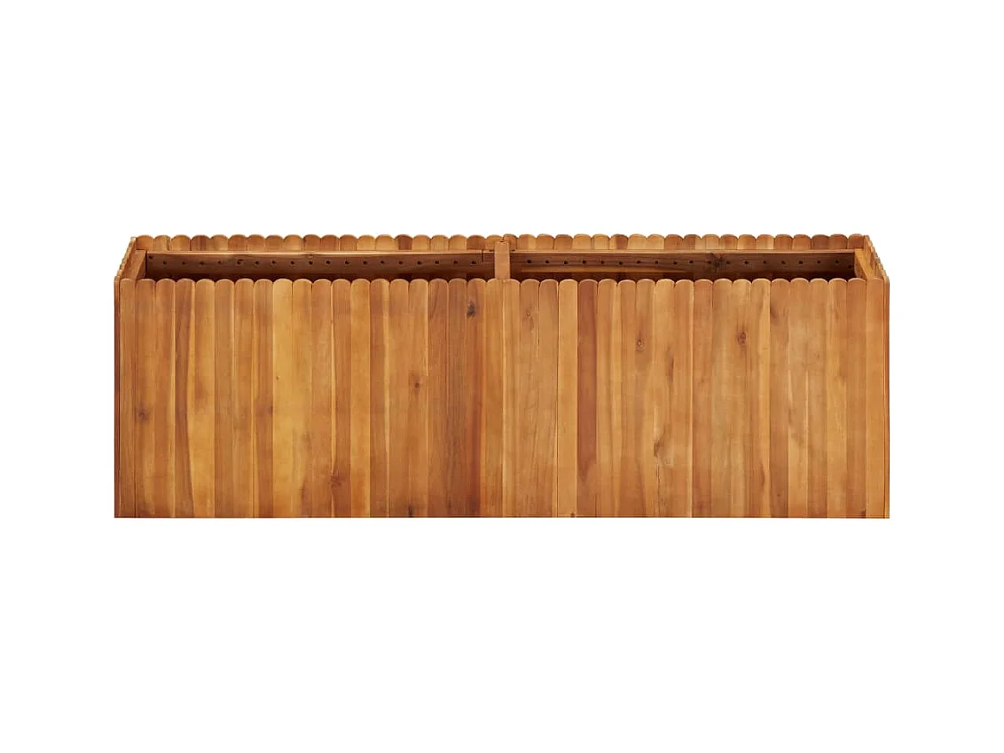 Jardinière lit surélevé plantes bois marron 150 x 30 x 50 cm 02_0000999