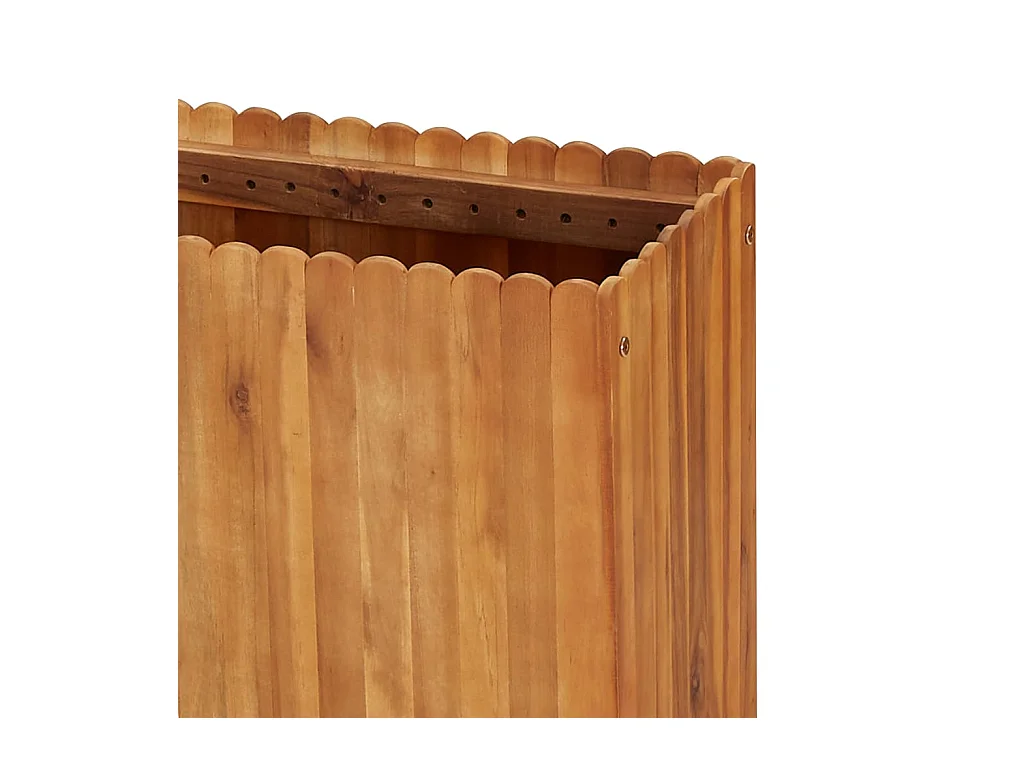 Jardinière lit surélevé plantes bois marron 150 x 30 x 50 cm 02_0000999