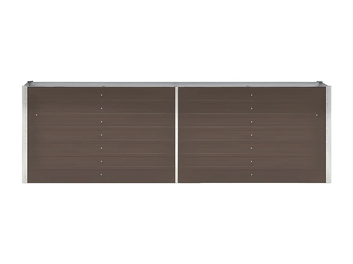 Jardinière lit surélevé plantes marron 240 x 40 x 77 cm 02_0001101