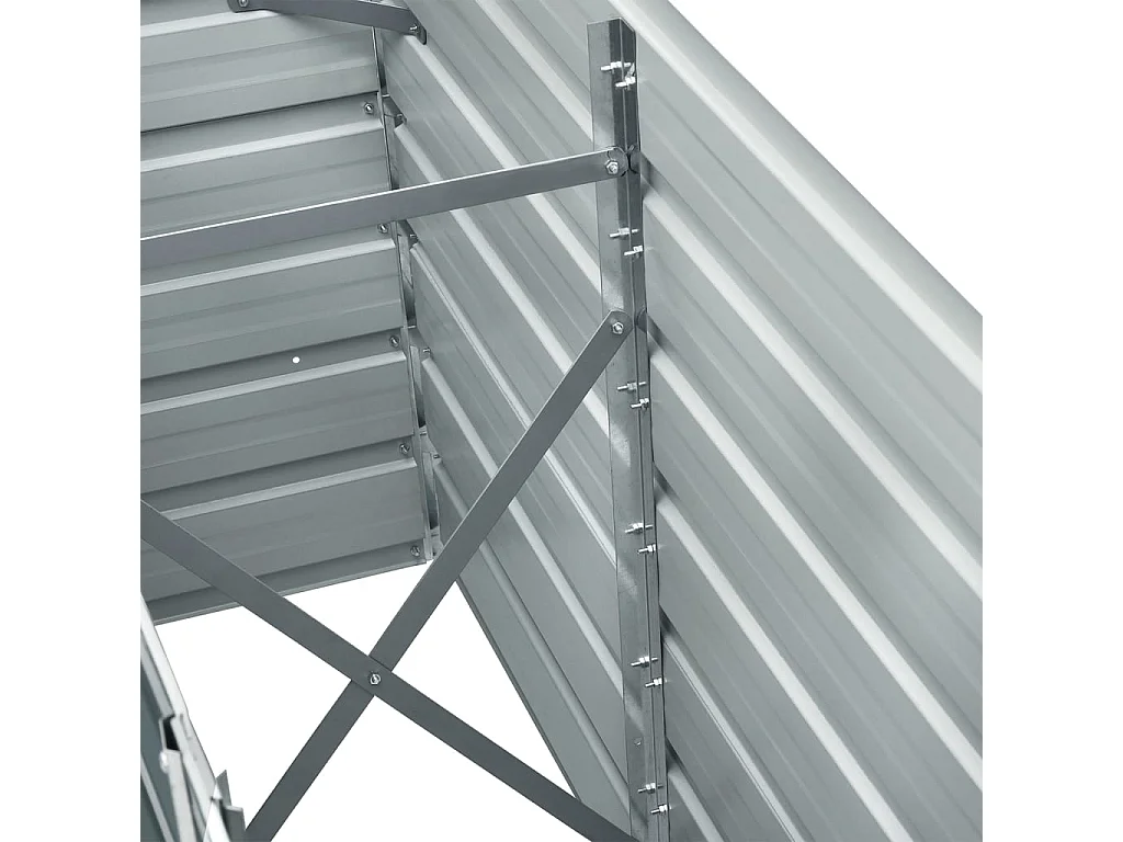 Jardinière lit surélevé plantes marron 240 x 40 x 77 cm 02_0001101