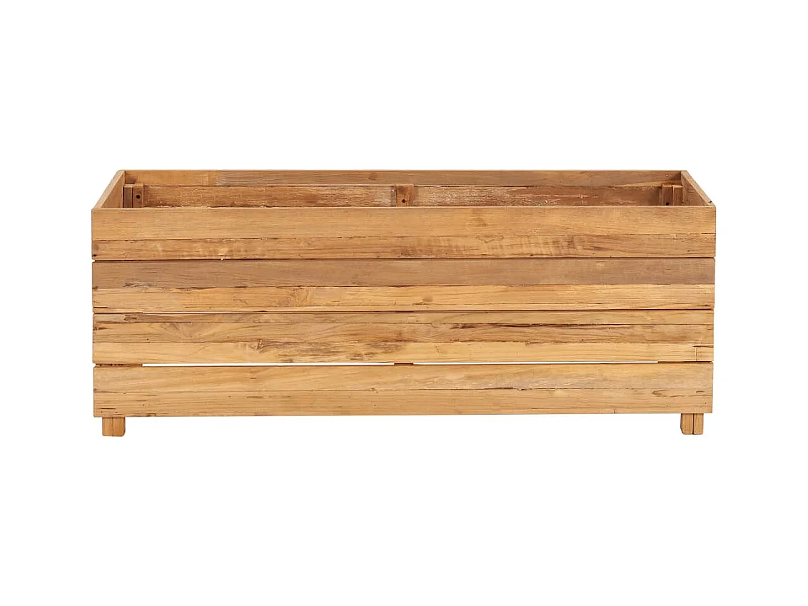 Lit surélevé jardinière 100 marron 100 x 40 x 38 cm 02_0000895