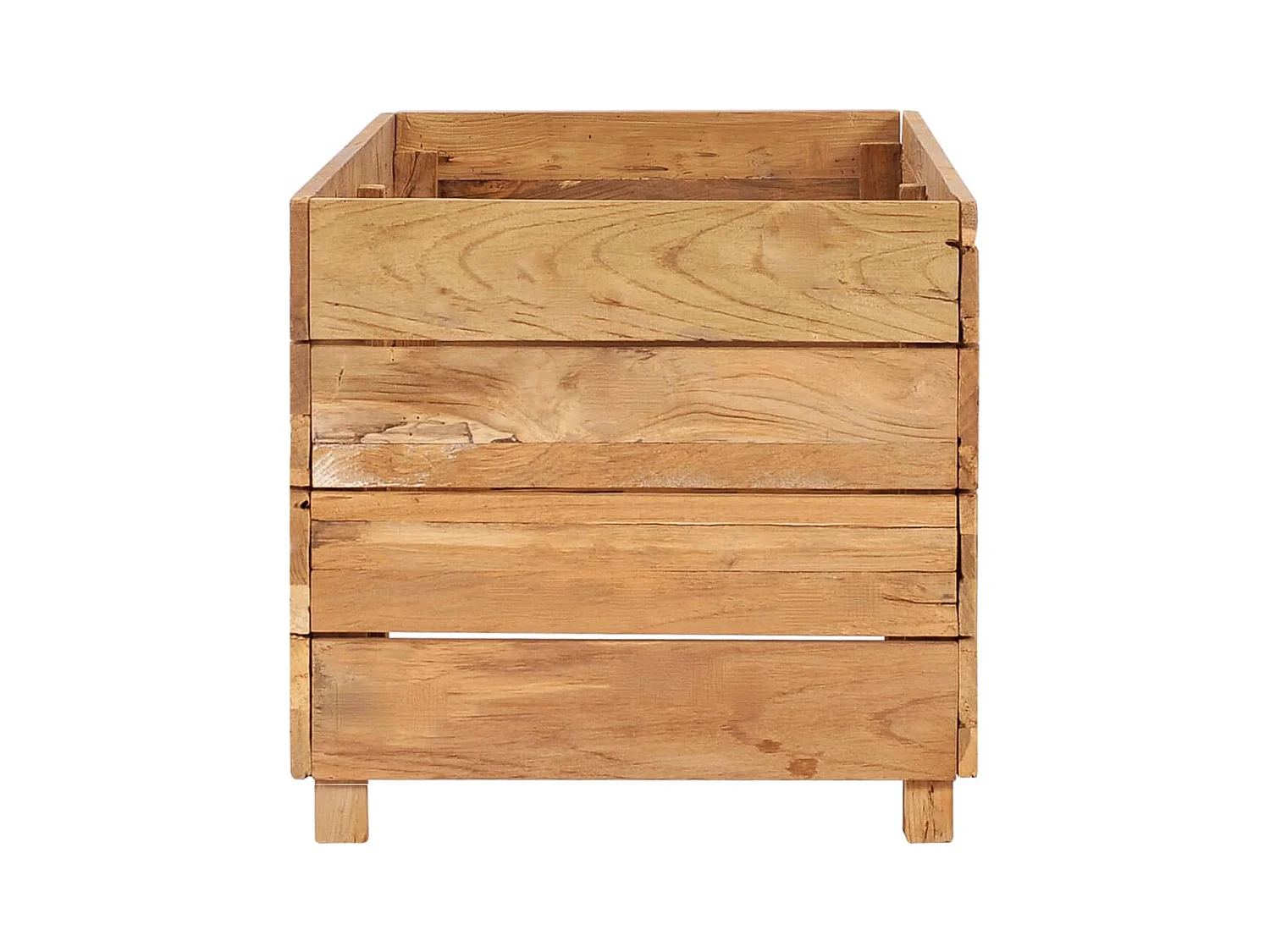 Lit surélevé jardinière 100 marron 100 x 40 x 38 cm 02_0000895