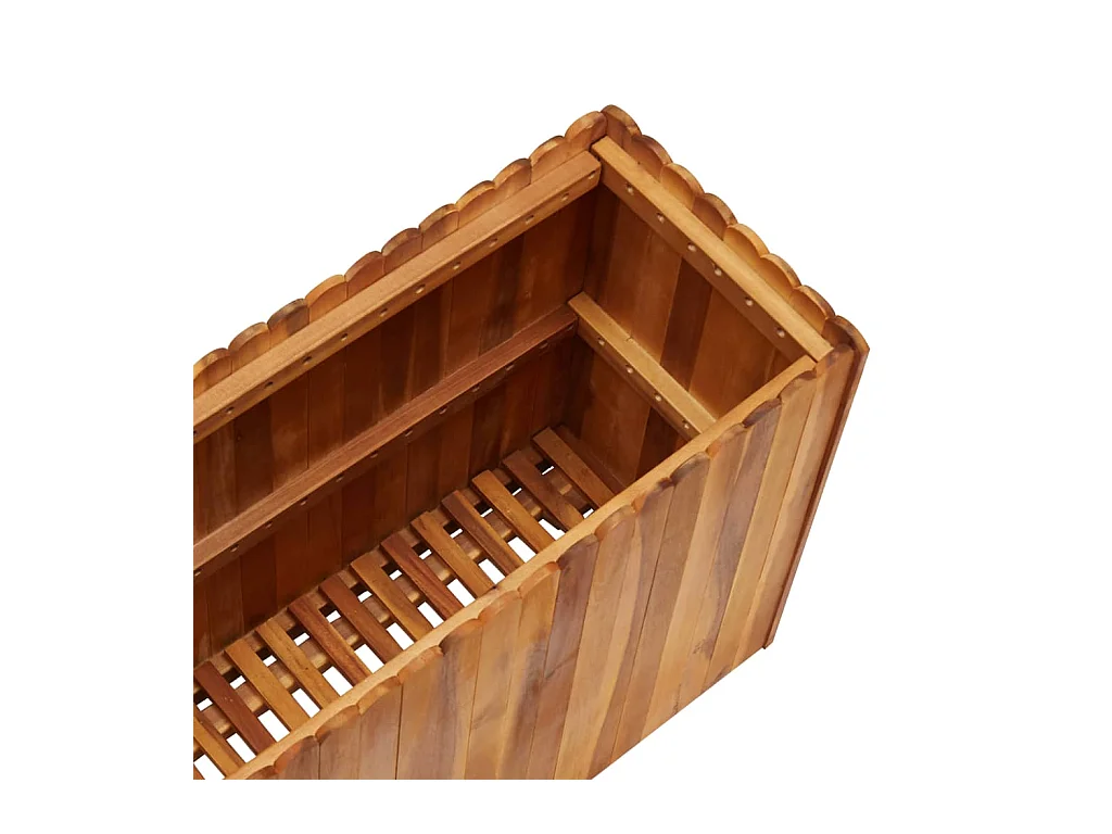 Jardinière lit surélevé plantes bois marron 100 x 30 x 50 cm 02_0000975