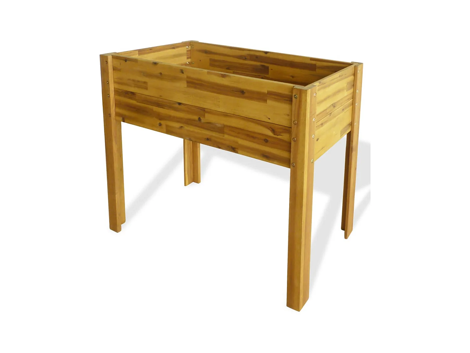 Jardinière lit surélevé plantes bois marron 100 x 40 x 84 cm 02_0001195