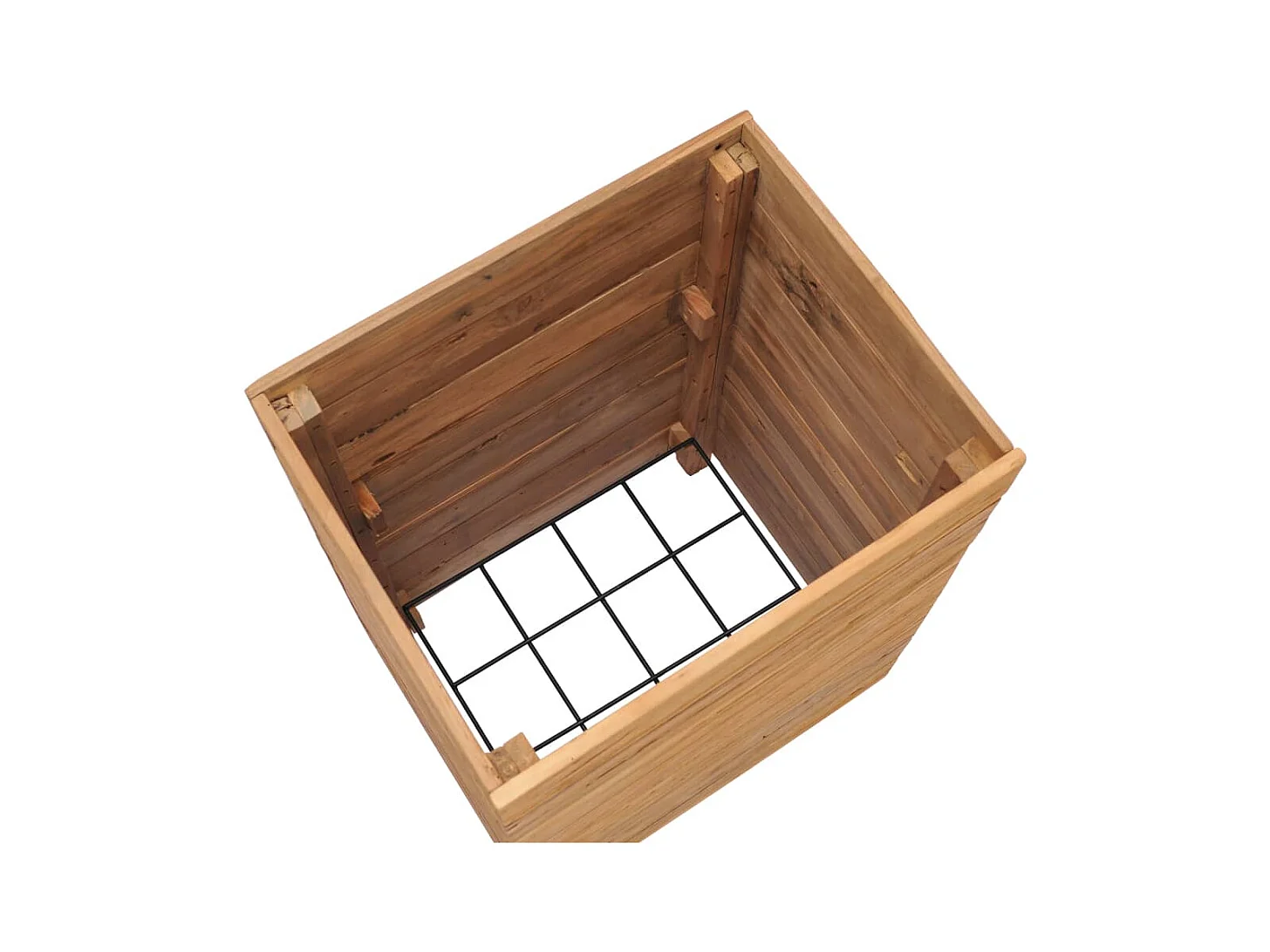 Jardinière lit surélevé plantes marron 50 x 40 x 72 cm 02_0000939