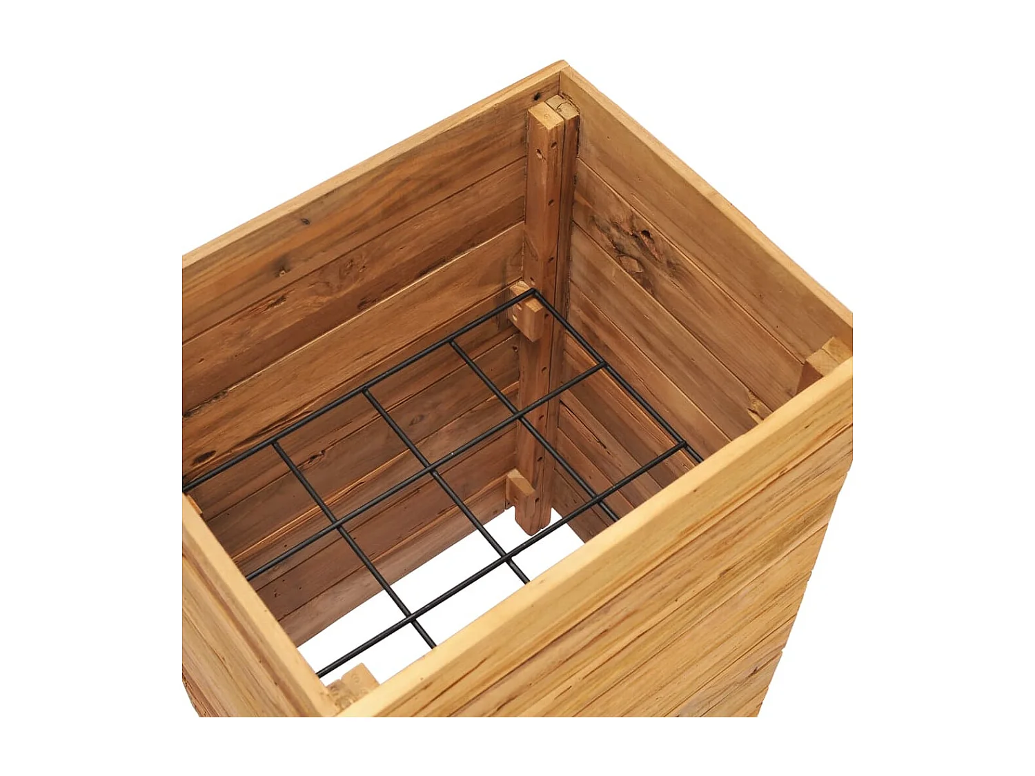 Jardinière lit surélevé plantes marron 50 x 40 x 72 cm 02_0000939