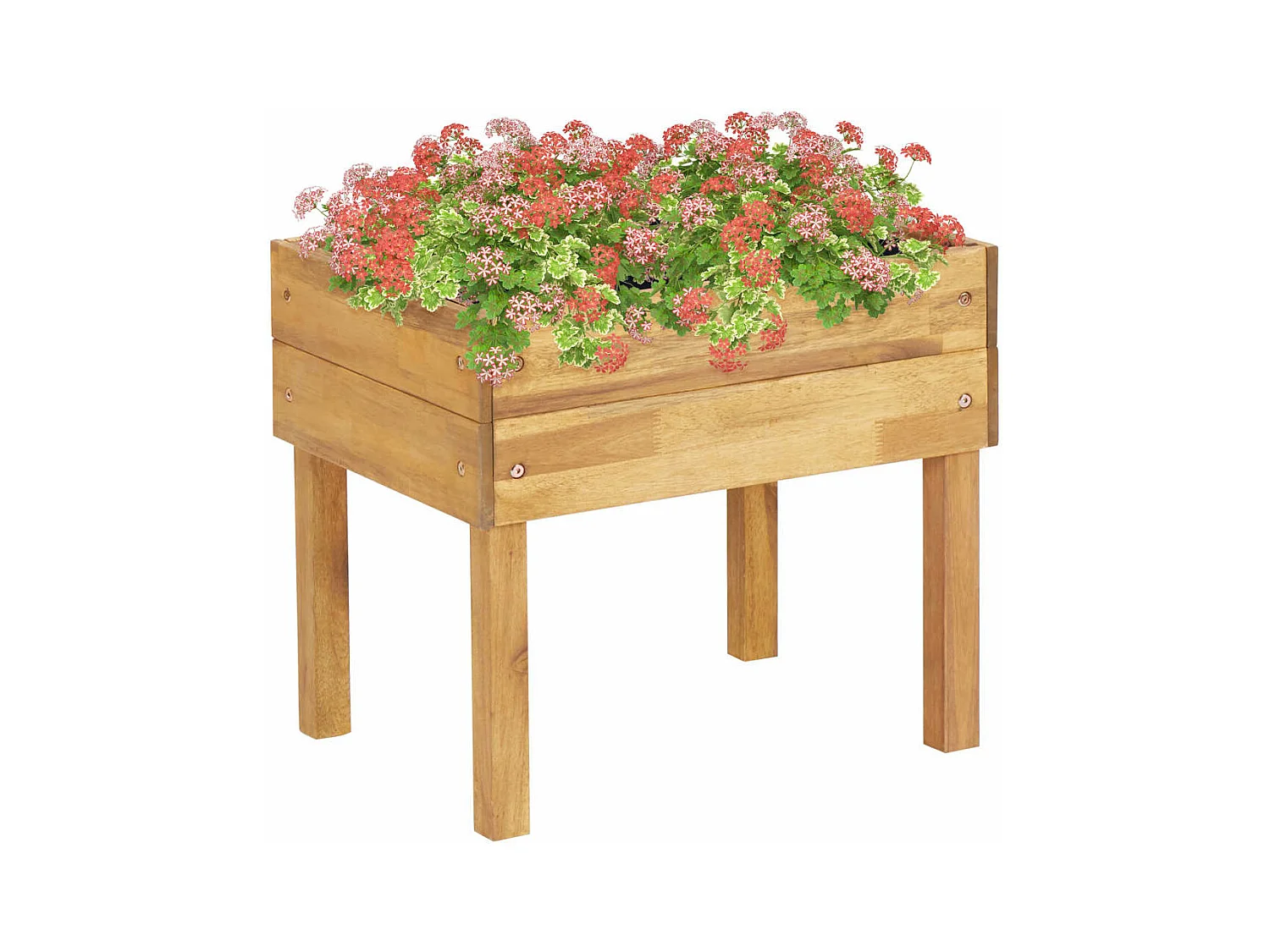 Jardinière surélevée 50 x bois marron 50 x 40 x 45 cm 02_0000849