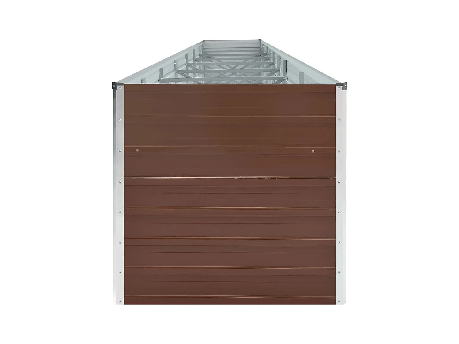 Jardinière lit surélevé plantes marron 600 x 80 x 45 cm 02_0001132