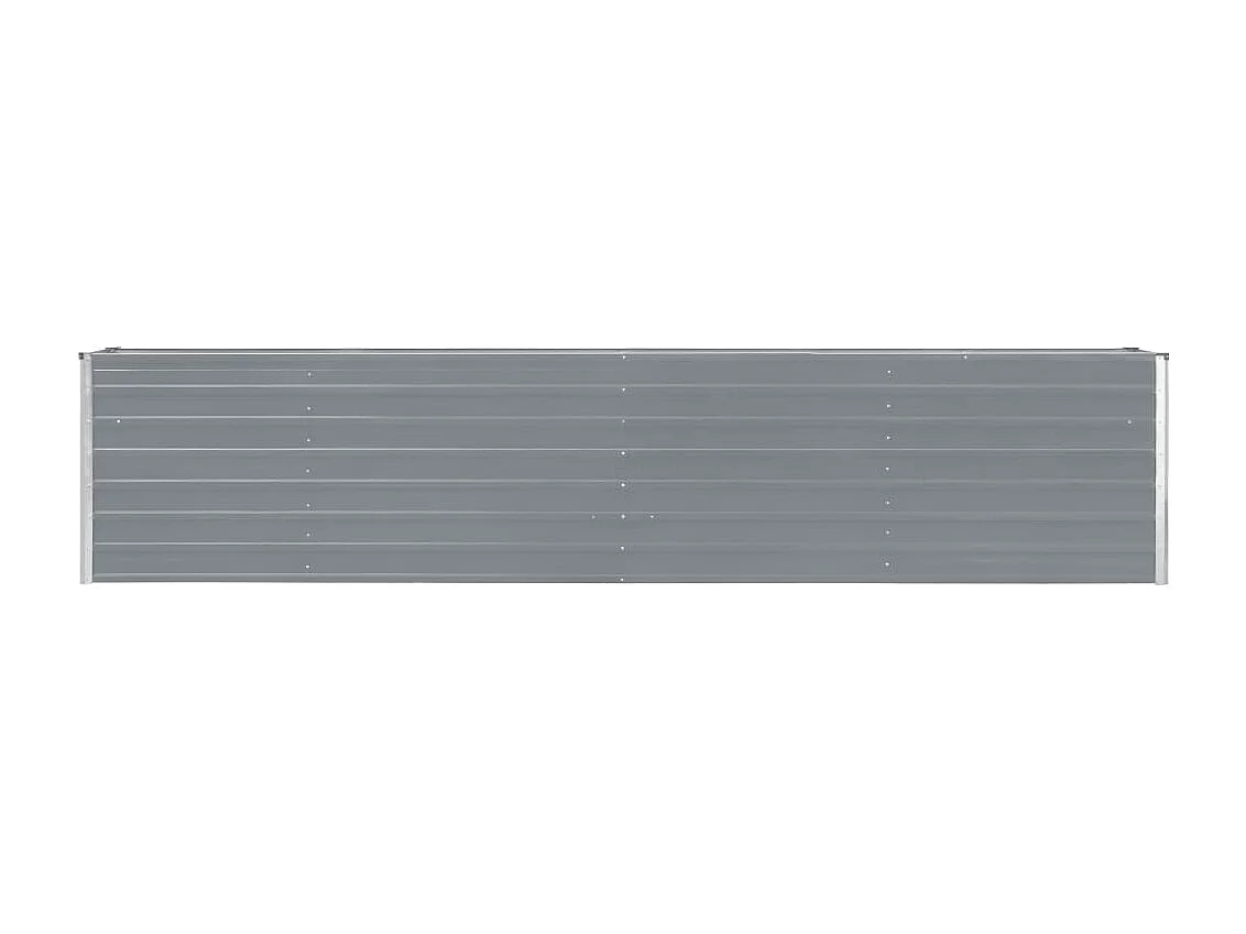 Jardinière lit surélevé plantes grise 320 x 40 x 45 cm 02_0001108