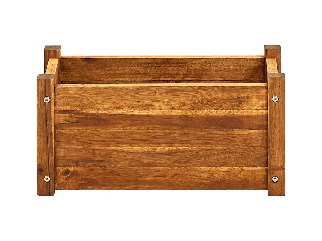 Jardinière lit surélevé plantes bois marron 50 x 25 x 25 cm 02_0001189